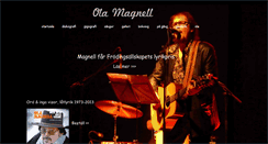 Desktop Screenshot of magnell.nu