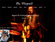 Tablet Screenshot of magnell.nu